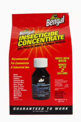 Bengal 33100 Insecticide Concentrate, 2 Oz, Pale Yellow, Liquid