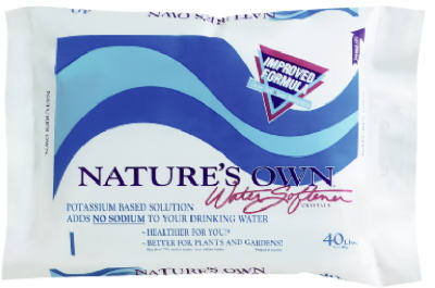 North American Salt Nature's Own Potassium Water Softener Cubes, 40 Lb