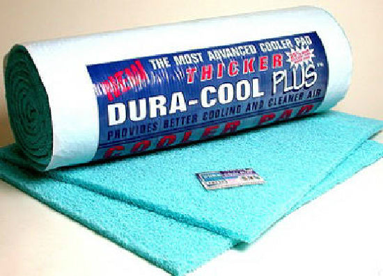 Dial Mfg 3079 Dura-Cool™ High Efficiency Foamed Polyester Cooler Pad, 33" x 160"