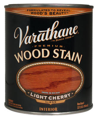 Varathane 211797 Premium Oil Based Wood Stain 1/2 Pt, Light Cherry