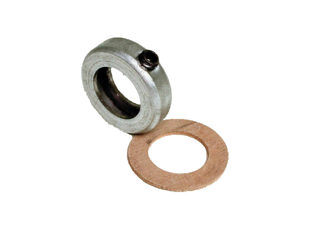 Dial Mfg 6845 Steel Collar with Set Screw & Leather Washer, 3/4"