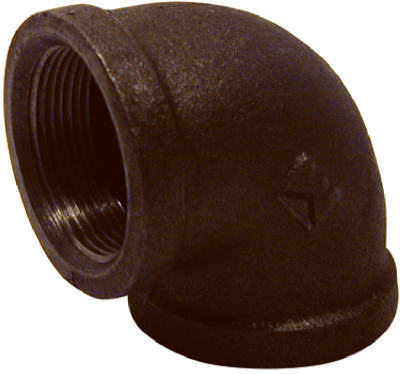 PanNext B-L9015 90-Degree Equal Elbow 1-1/2", Black