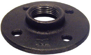 PanNext B-FLF15 Floor Flange 1-1/2", Black