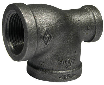 PanNext Reducing Tee 1" x 1/2" x 1", Black