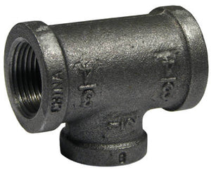 PanNext Reducing Tee 3/4" x 1/2", Black