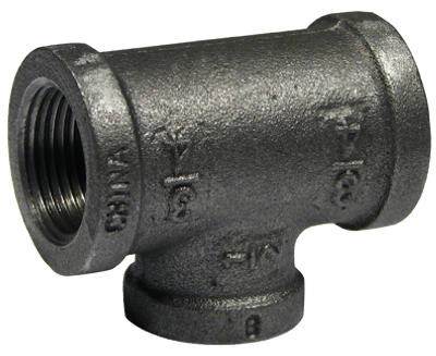 PanNext Reducing Tee 3/4" x 1/2", Black