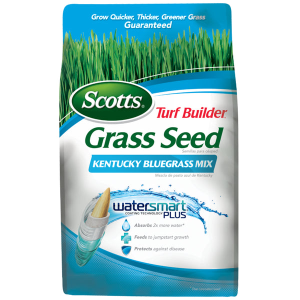 Scotts 18269 Turf Builder Grass Seed Kentucky Bluegrass Mix, 7 Lbs
