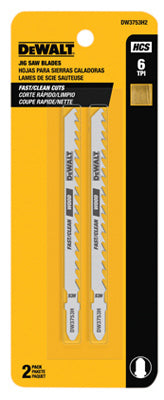 Dewalt DW3753H2 Fast Cutting Wood Jig Saw Blade, 4", 2-Pack