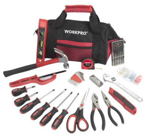 Workpro 164663 Home Tool Bag Set, 40-Piece