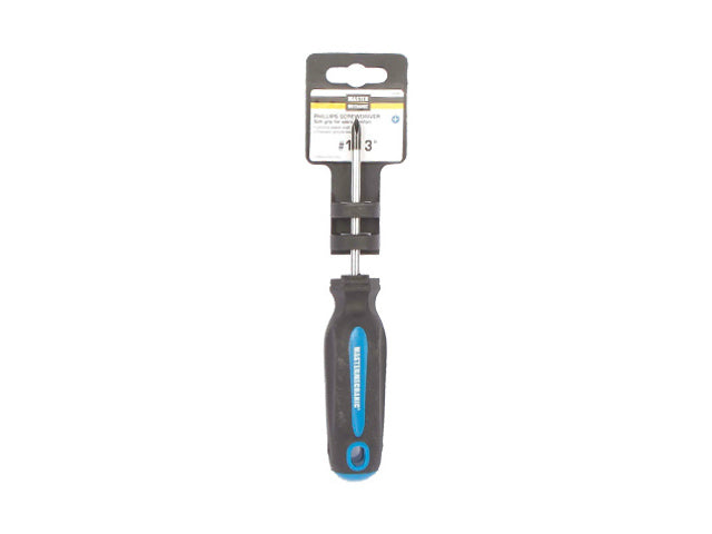 Master Mechanic 164987 Phillips Screwdriver,  #1 x 3"