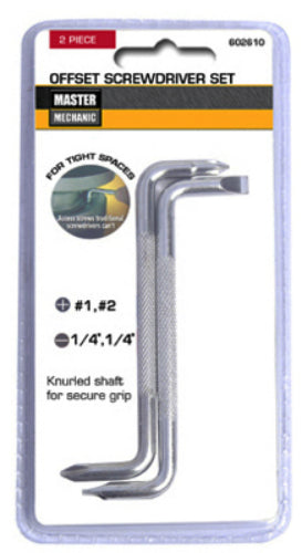 Master Mechanic 164995 Offset Screwdriver Set, 2-Piece