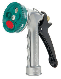 Gilmour 805842-1001 Select-A-Spray Metal Body Nozzle with 5 Position Dial & 7 Patterns