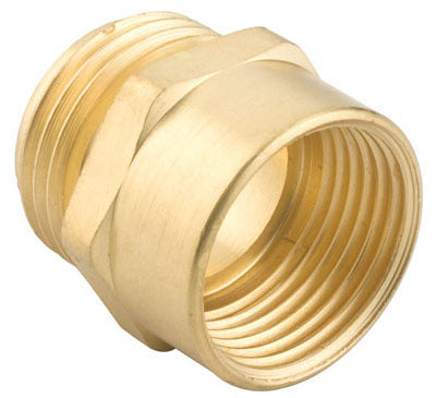 Gilmour 7MH7FP Male/Female Hose Connector, Brass, 3/4"x3/4"
