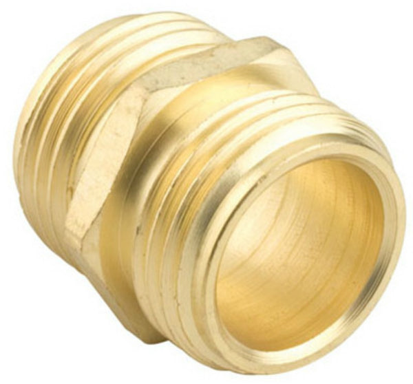 Gilmour 7MH7MH Heavy Duty Brass Double Male Hose Connector, 3/4" x 3/4"