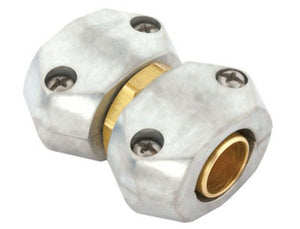 Gilmour 01HMZ Zinc Hose Mender, Fits All 5/8" Or 3/4" Hose