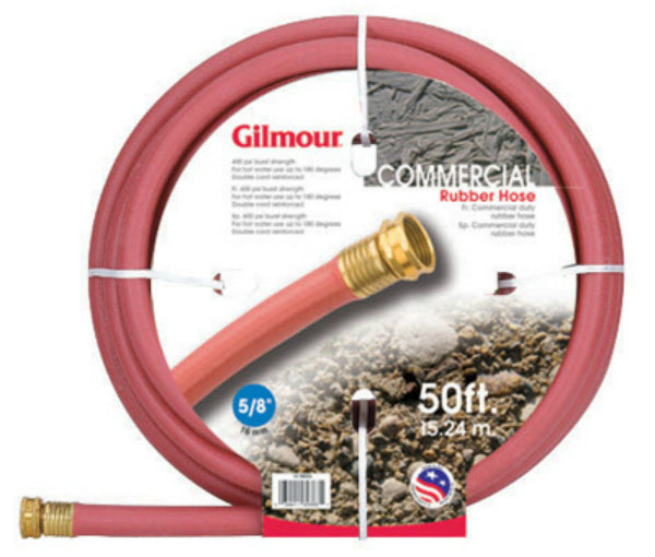 Gilmour® 18058050 Commercial 18-Series Reinforced Rubber Hose, 5/8" x 50'