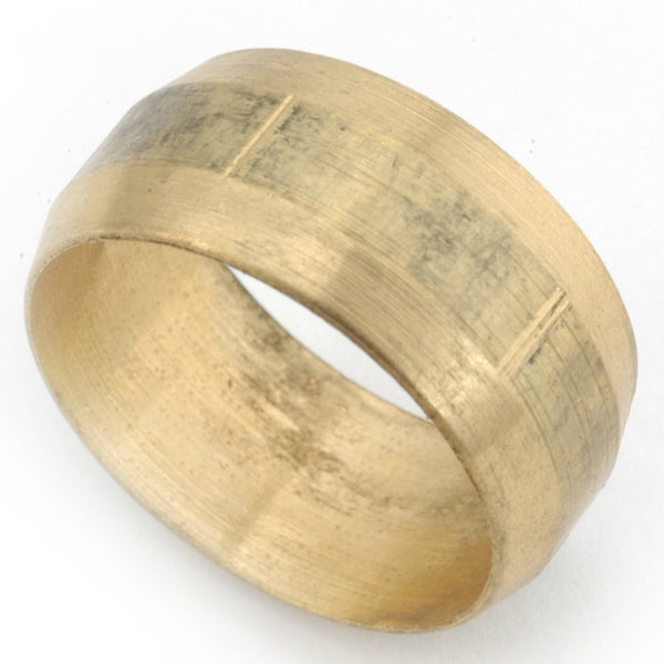 Anderson Metals 710060-08 Compression Sleeve, 1/2", Brass, 2-Pack