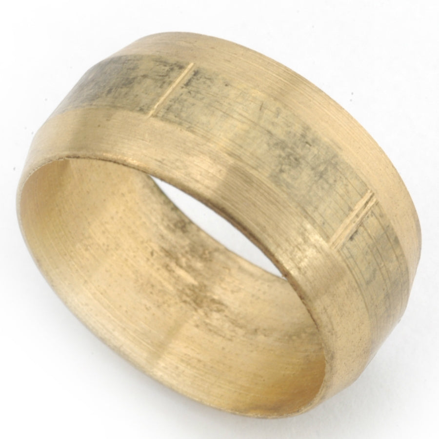 Anderson Metals 710060-10 Compression Sleeve, 5/8", Brass, 2-Pack