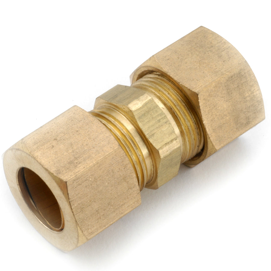 Anderson Metals 710062-04 Lead Free Compression Union, 1/4" x 1/4"