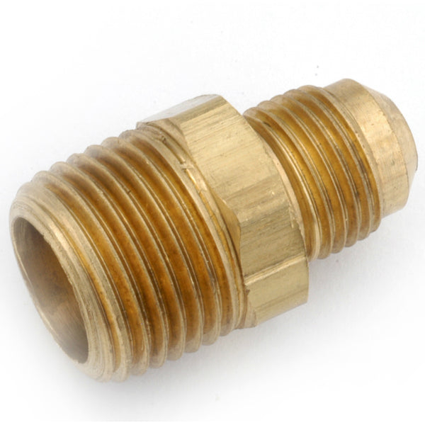 Anderson Metals 714048-0402 Lead Free Brass Connector, 1/4" Flare x 1/8" MPT