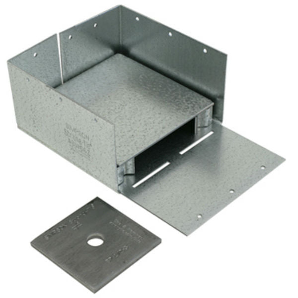 Simpson Strong-Tie ABW66Z Galvanized Adjustable Post Base, 12 Gauge