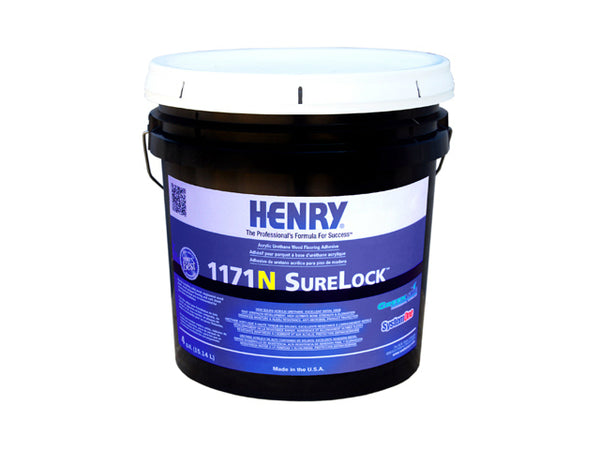HENRY® 12236 1171N SureLock™ Acrylic Urethane Wood Flooring Adhesive, 4 Gallon