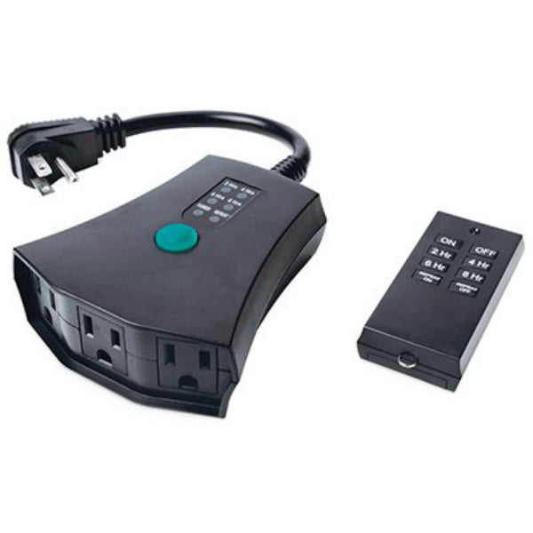 Master Electrician RC-021/TR-020 Indoor/Outdoor Digital Timer w/ Remote Control