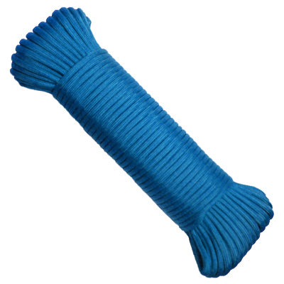 Wellington Nylon Paracord 5/32" x 50', 550 Military Grade, Blue