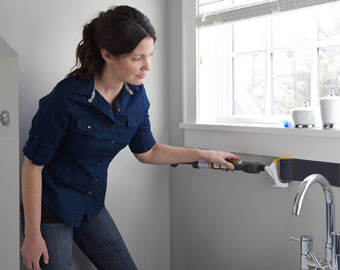 Wagner 0530000 Smart Edge Paint Roller with Trim Tool, 3" x 3/8" Nap