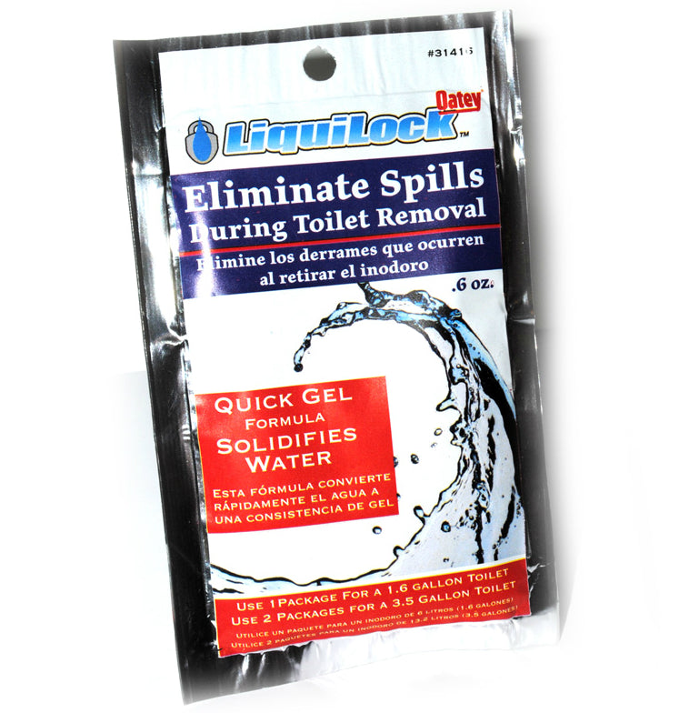 Oatey® 31416 Liquilock™ Gel for Toilet Removal, 0.6 Oz