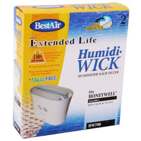 BestAir HW700 Honeywell Replacement Wick Filter, 2-Pack