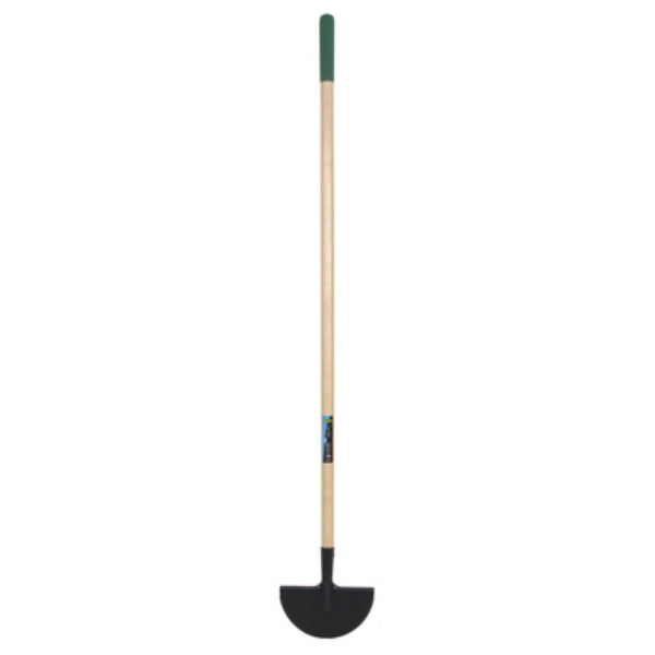 Green Thumb 163118100 Half Moon Turf Edger w/ Wood Handle, Tempered Steel Blade