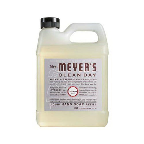 Mrs. Meyer's Clean Day 11163 Liquid Hand Soap Refill Bottle, 33 Oz, Lavender