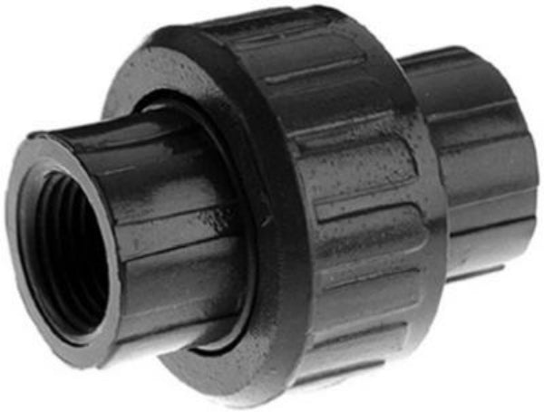 Homewerks® 512-44-112-112B PVC Schedule 80 Threaded Union, Gray, FIP, 1-1/2"