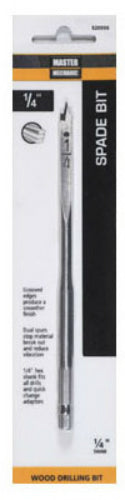 Master Mechanic 520996 Power Drill Wood Boring Bit, 1/4"
