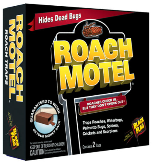 Black Flag® HG-11020 Roach Motel, Hides Dead Bugs, 2-Pack