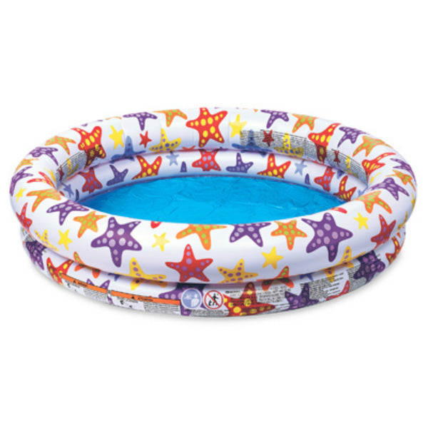 Intex® 59421EP Inflatable 2-Ring Stars Pool, 48" x 10"