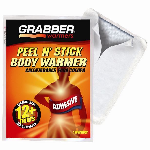 Grabber® AWES Peel N' Stick Adhesive Body Warmer, 12+ Hour
