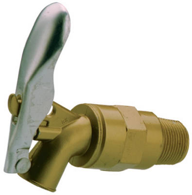 Homewerks VDBZSCL4B Zamac Drum & Barrel Faucet 3/4", Painted Brass