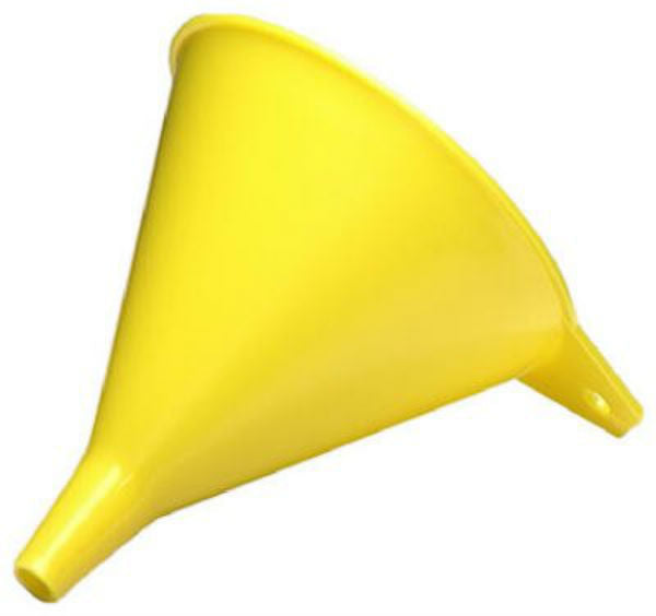 FloTool® 05007 Small Poly Funnel, Assorted Colors, 1/2 Pint