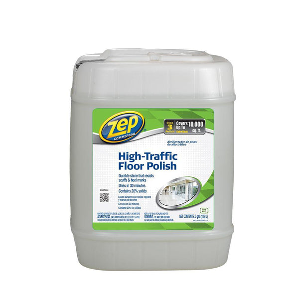 Zep Commercial® ZUHTFF5G High-Traffic Floor Finish Concentrate, 5-Gallon