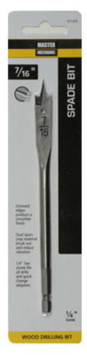 Master Mechanic 521325 Power Drill Wood Boring Bit, 7/16"