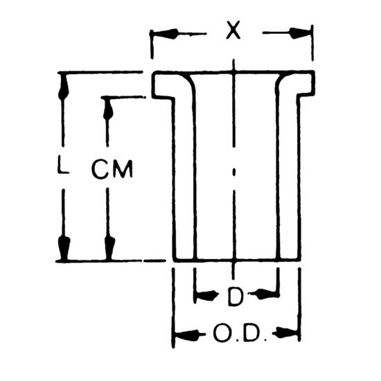 Carlon E996DR-CTN PVC Conduit Box Adapter, 1/2"