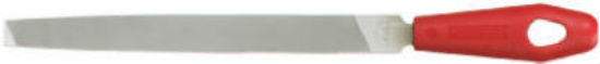 Nicholson 21701N Mill Bastard Cut File, 10", Red Handle