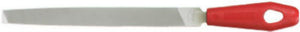 Nicholson 21701N Mill Bastard Cut File, 10", Red Handle