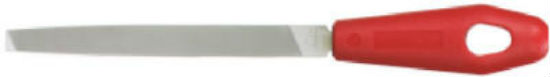 Nicholson 21687N Mill Cut File, 6", Red Handle