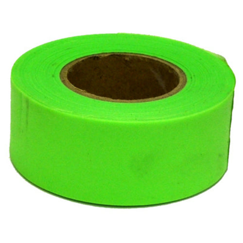 CH Hanson® 17001 Weatherproof Flagging Tape, 150', Glo Lime