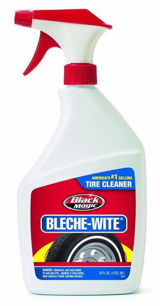 Black Magic 800002224 Bleche-Wite Liquid Bleach Tire Cleaner Spray, 32 Oz