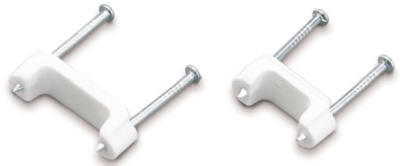 Gardner Bender PSM-1550T Clip On Cable Staple, Plastic, 1/2"