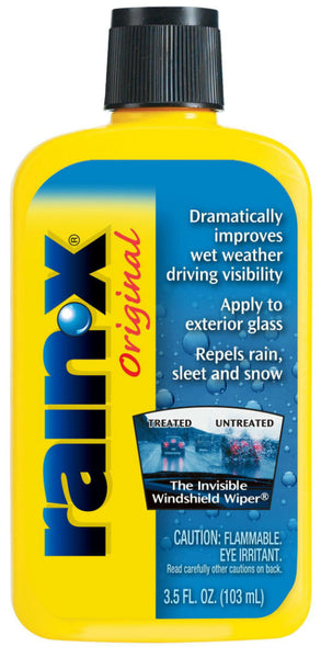 Rain‑X® 800002242 Windshield Treatment Original Glass Water Repellent, 3.5 Oz